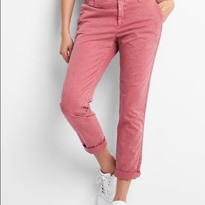 GAP Pink Girlfriend Chinos